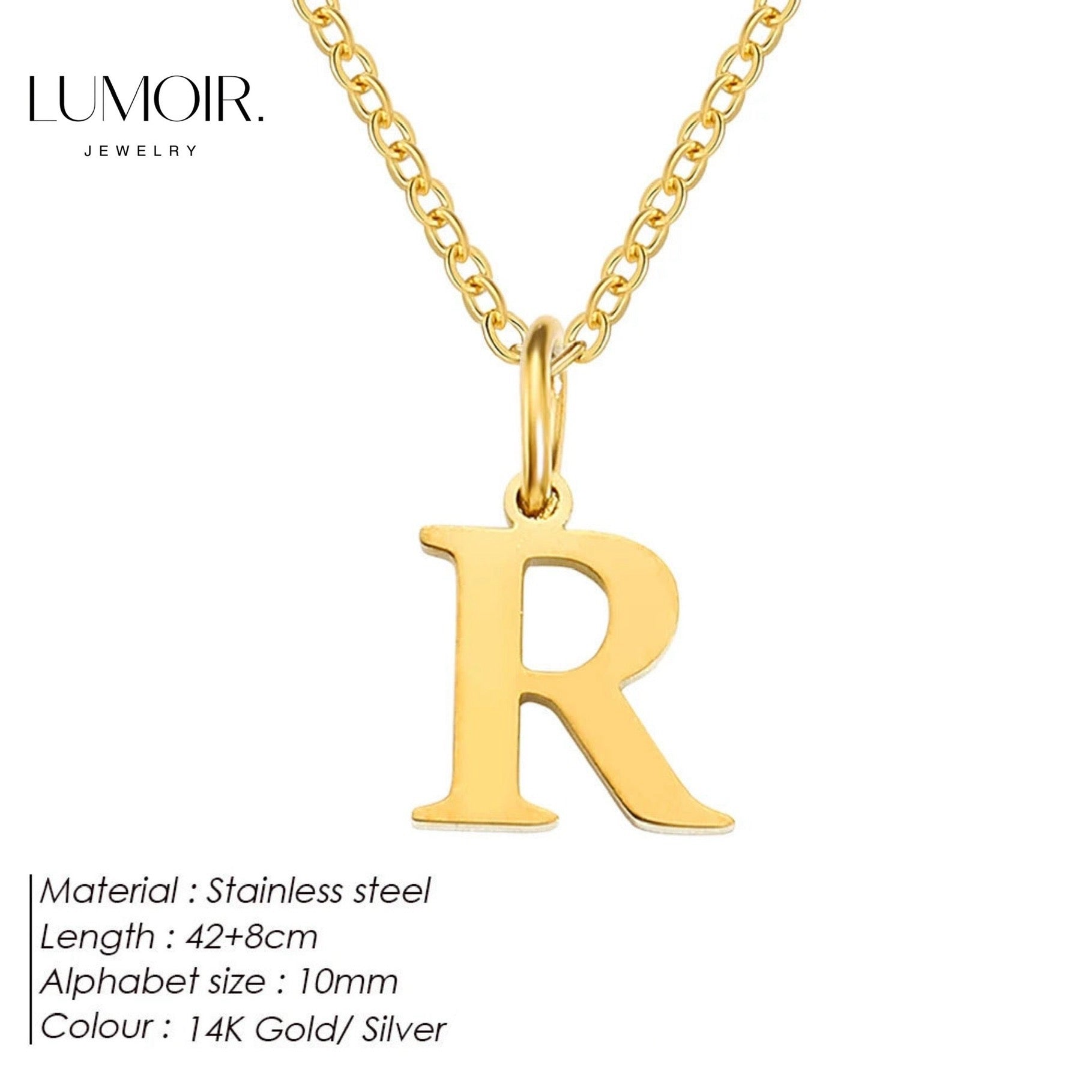 Collana personalizzata in acciaio inossidabile Lune