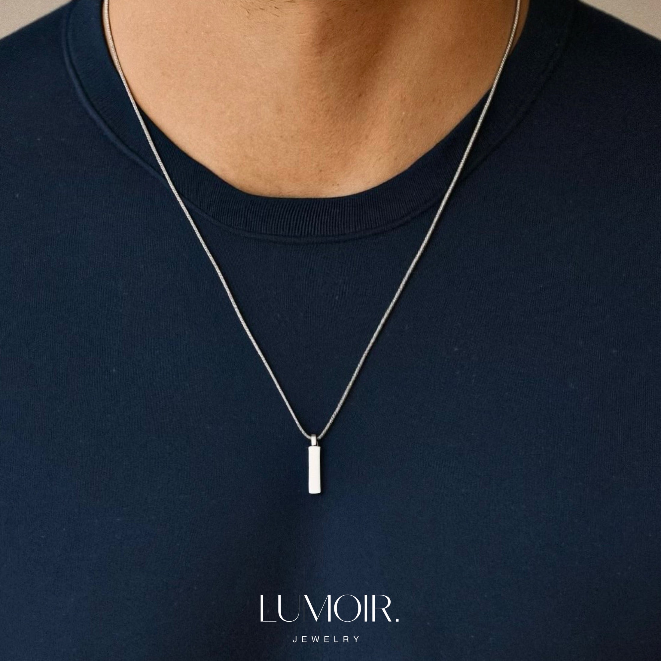 Collana personalizzata in acciaio inossidabile Enzo