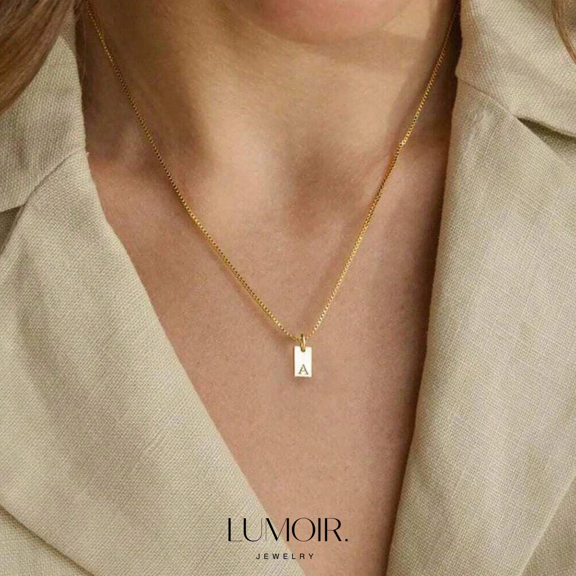 Collana personalizzata in acciaio inossidabile Luana