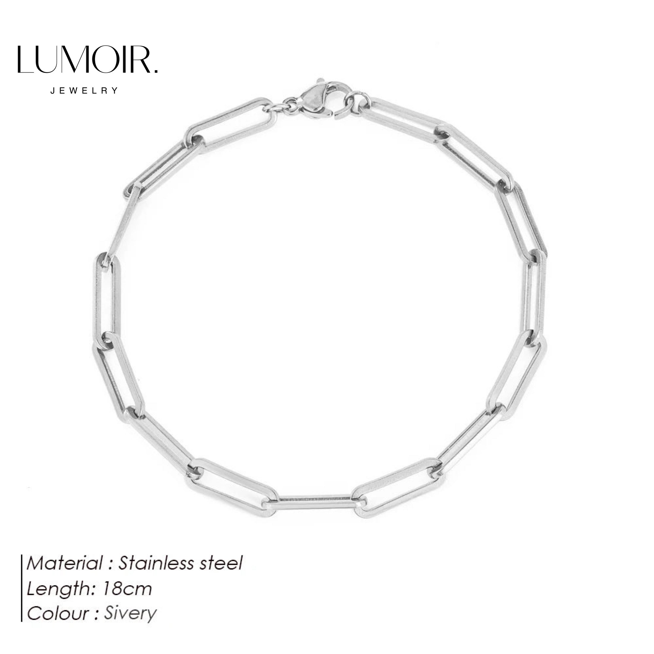 Bracciale in acciaio inox Mara