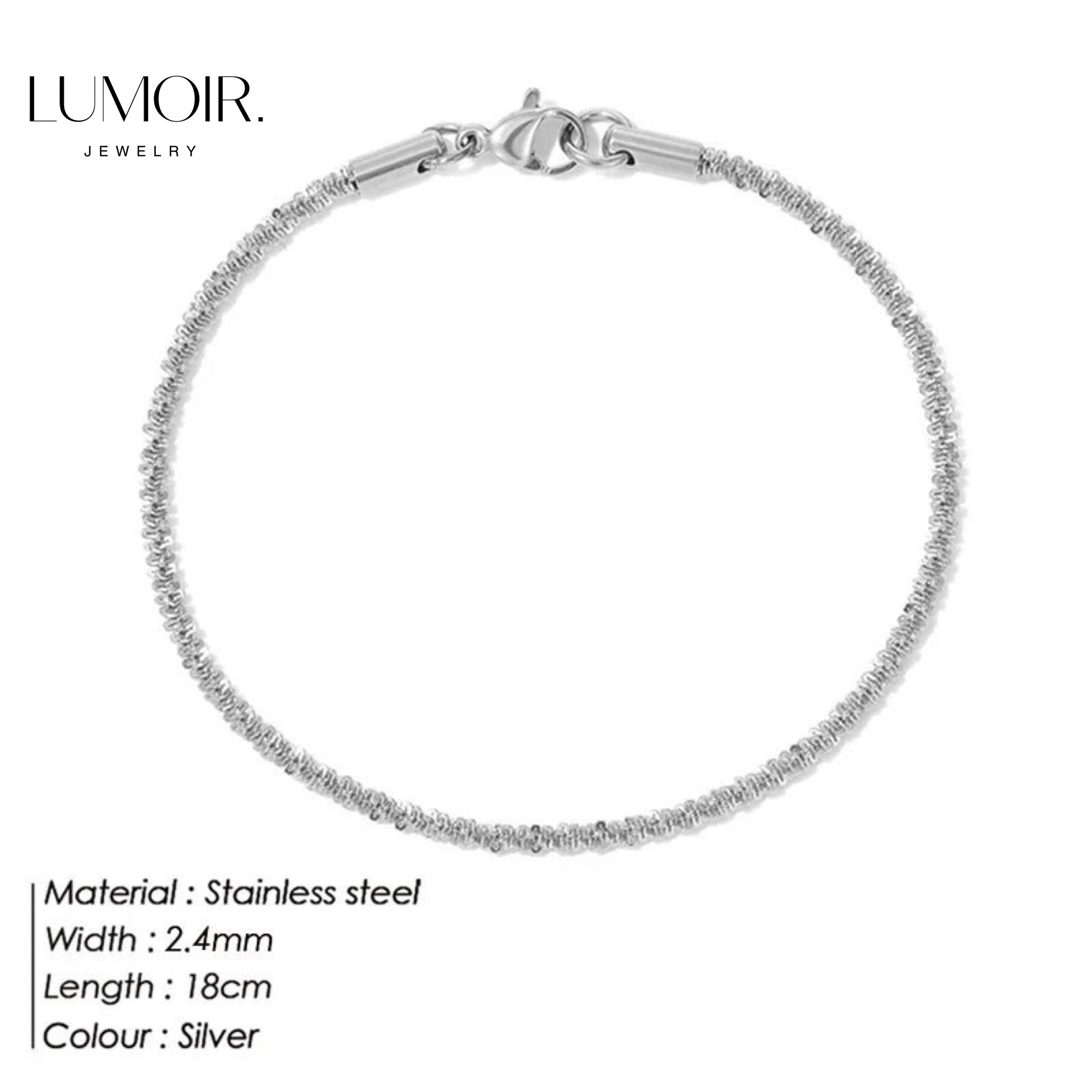 bracciale in acciaio inossidabile Rachel