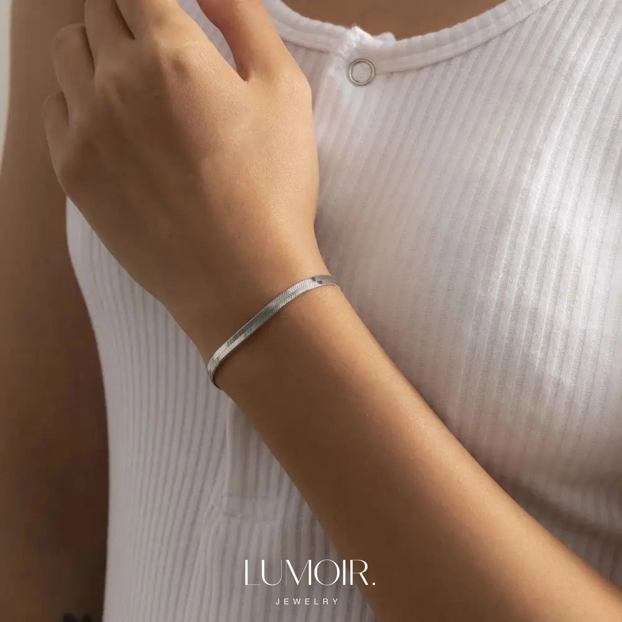 Bracciale in acciaio inossidabile Leva