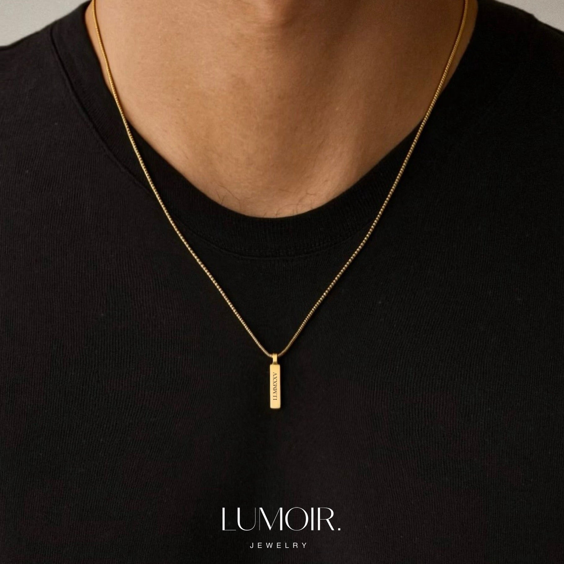 Collana personalizzata in acciaio inossidabile Enzo
