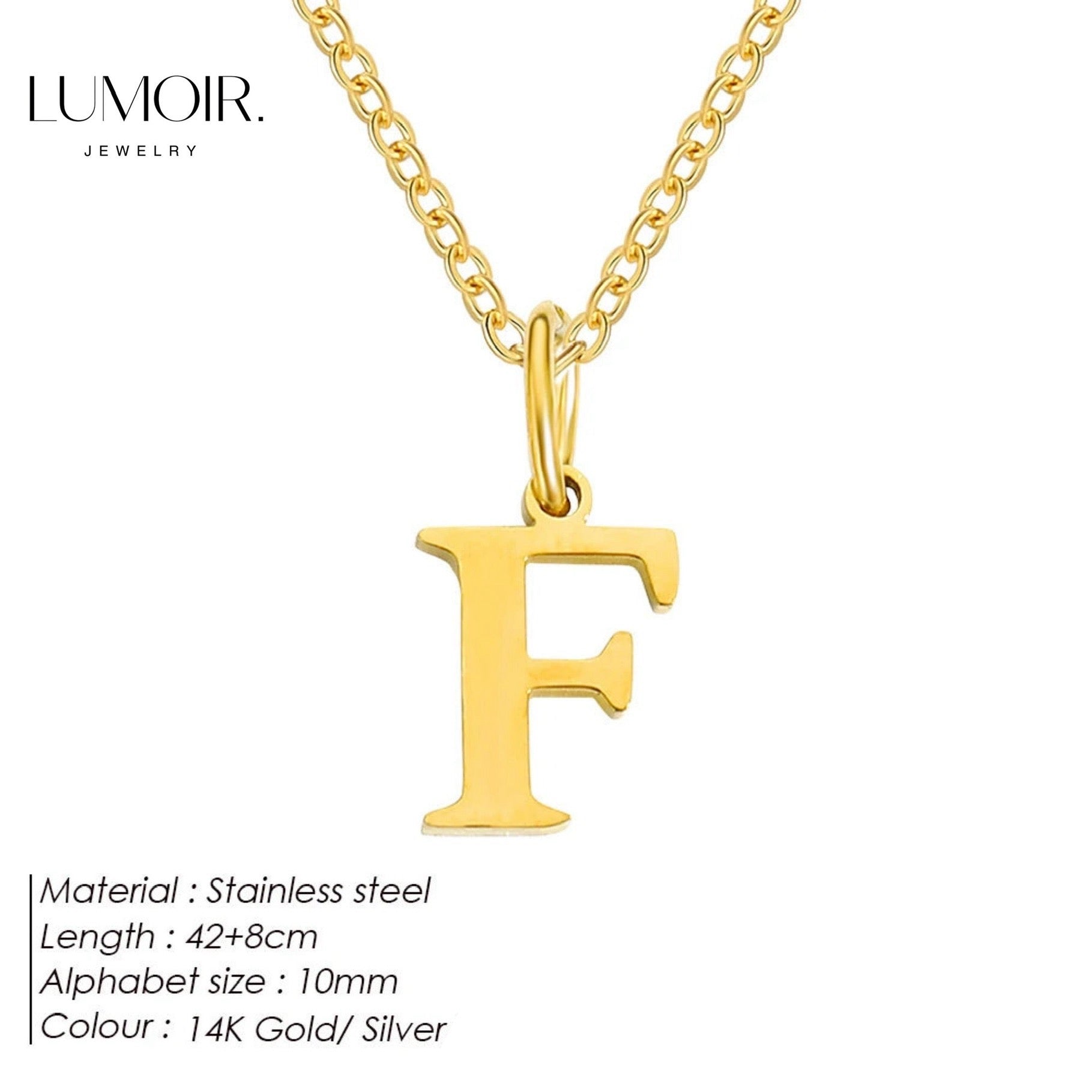 Collana personalizzata in acciaio inossidabile Lune