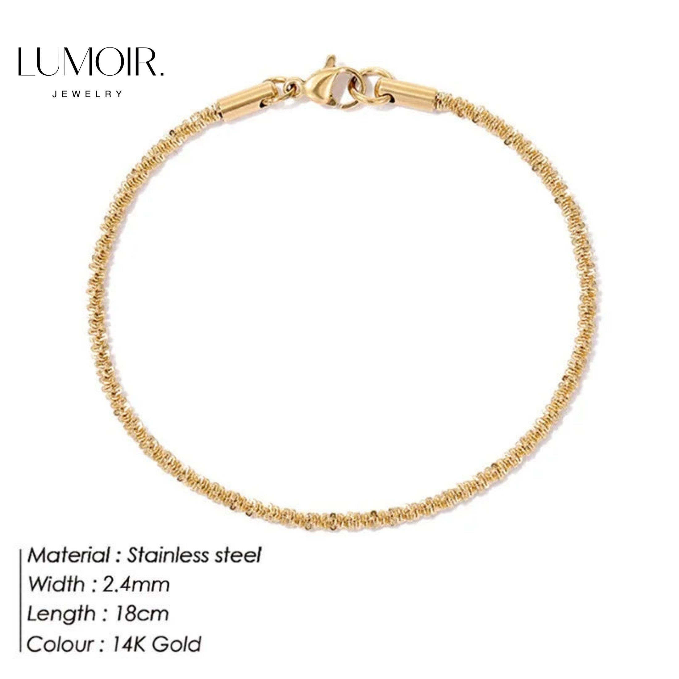 bracciale in acciaio inossidabile Rachel