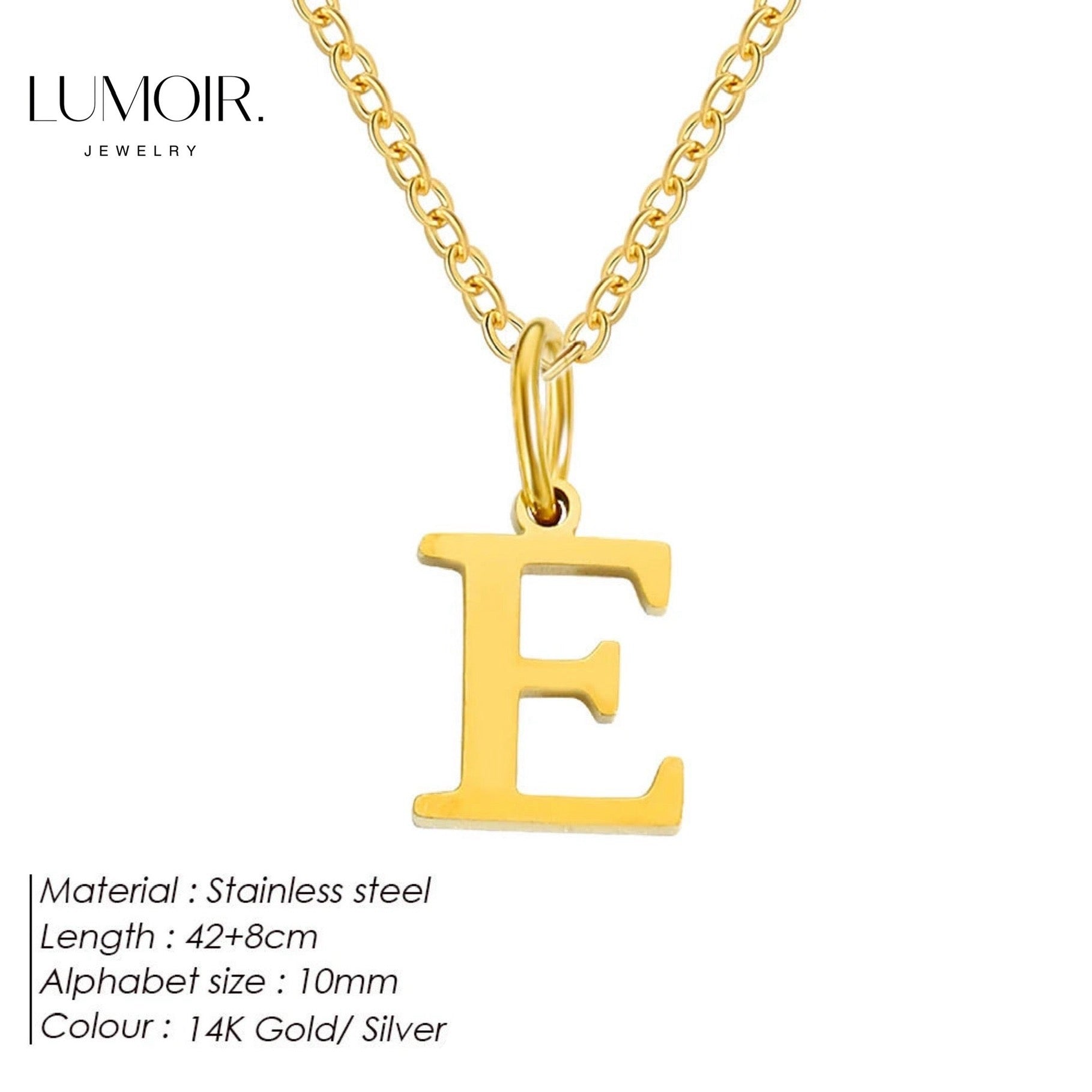 Collana personalizzata in acciaio inossidabile Lune