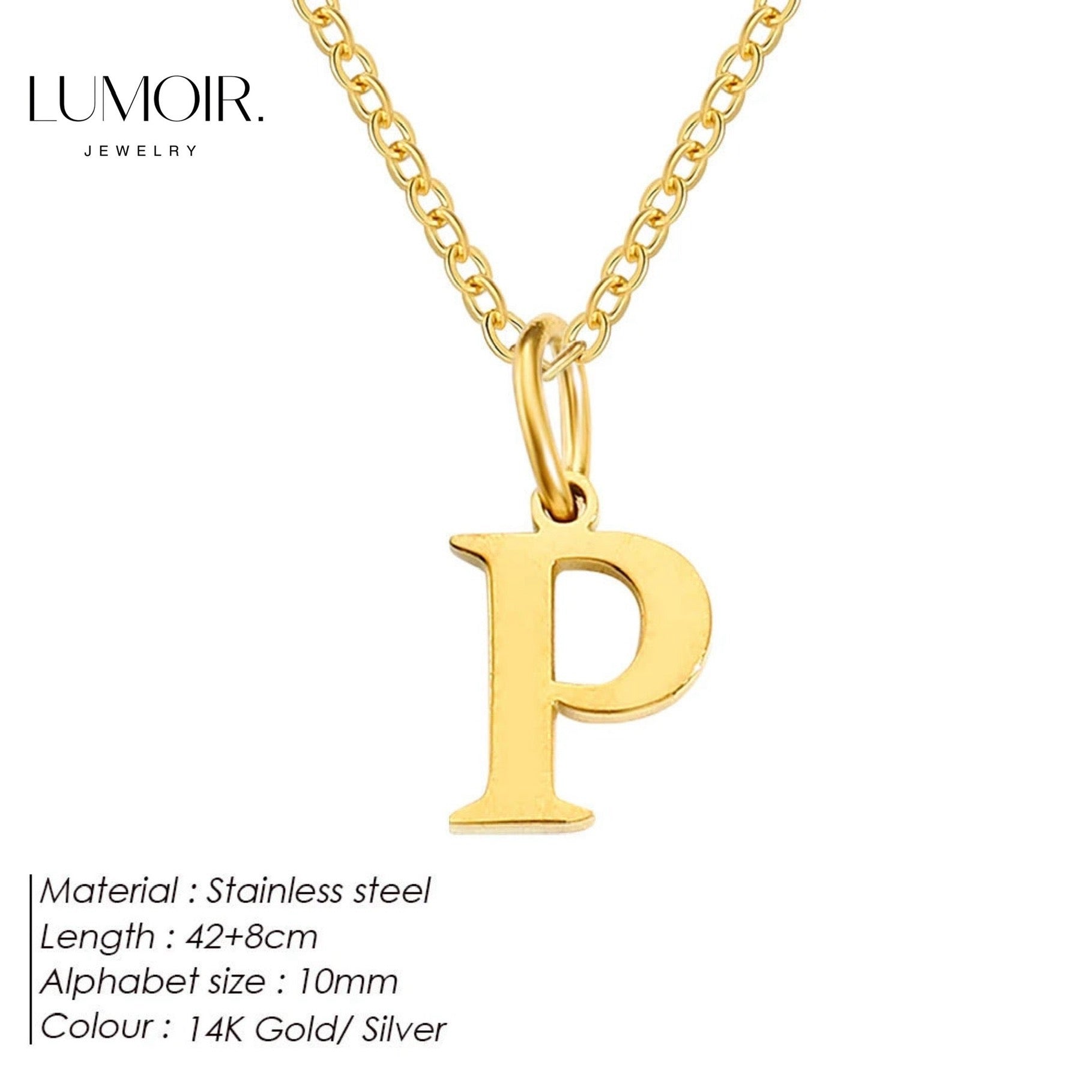Collana personalizzata in acciaio inossidabile Lune