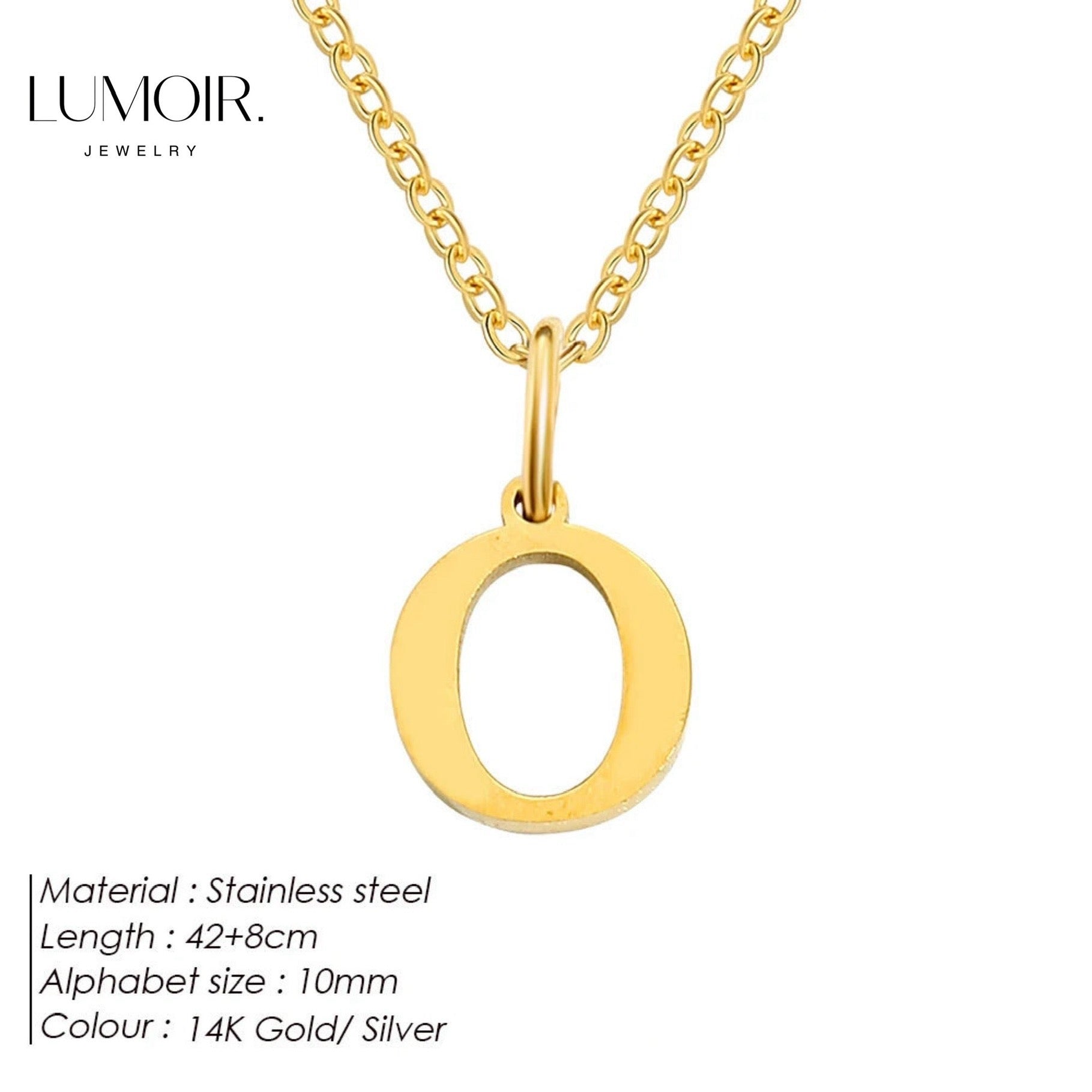 Collana personalizzata in acciaio inossidabile Lune