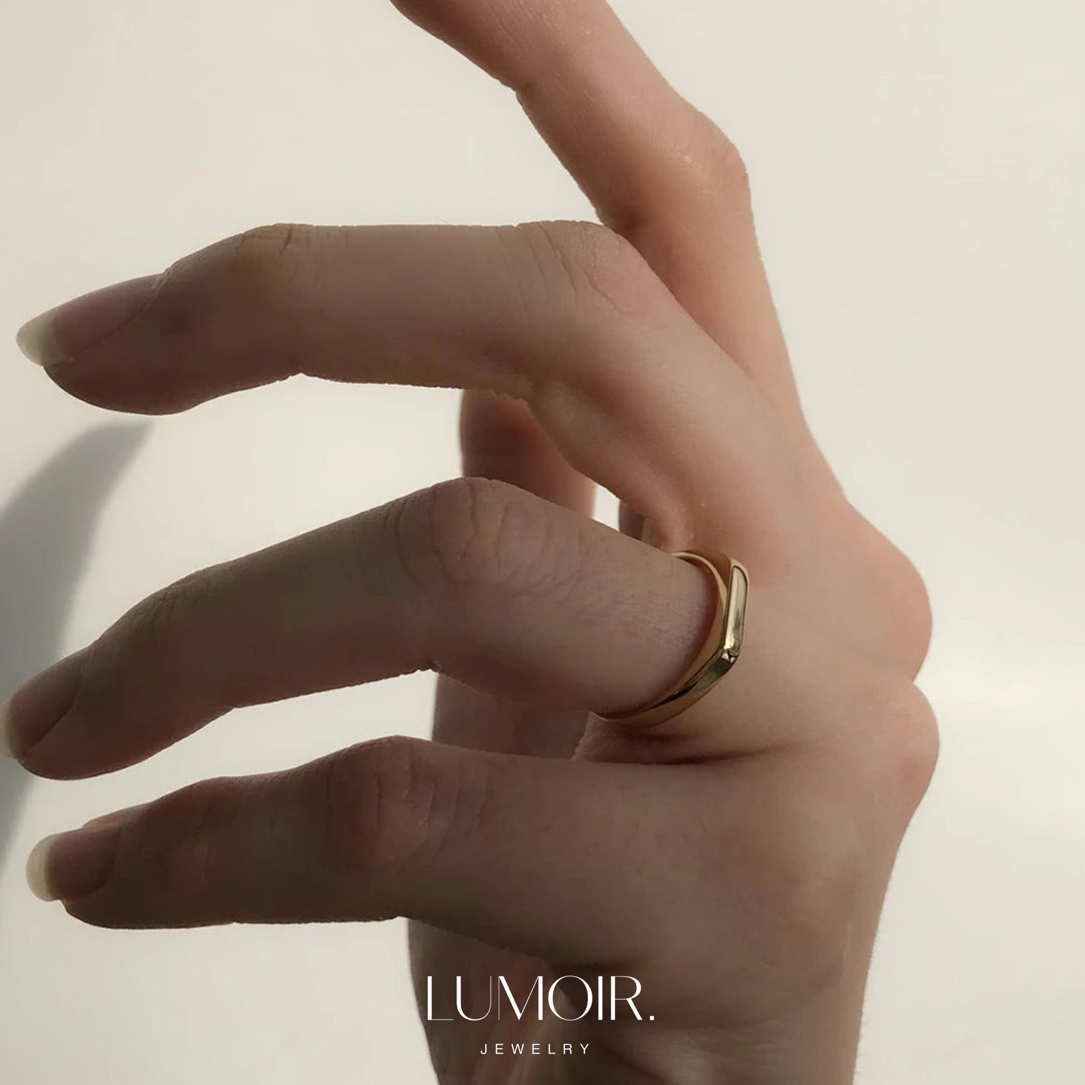 Anello in acciaio inox Sunny