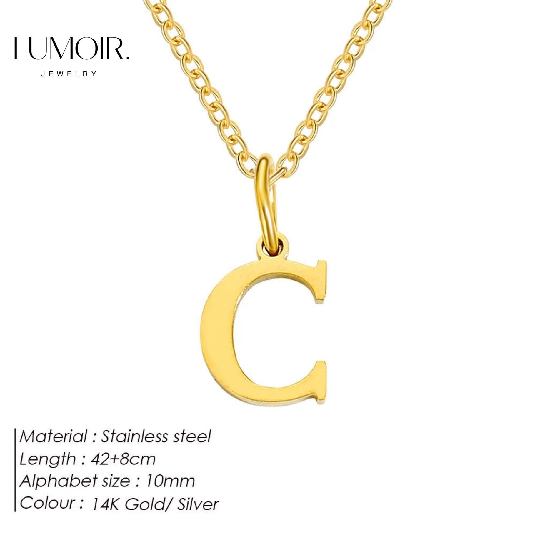 Collana personalizzata in acciaio inossidabile Lune
